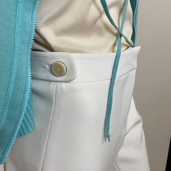 Rachel Roy Pants 12 Signature Cropped Ivory Pants - Picture 7 of 12